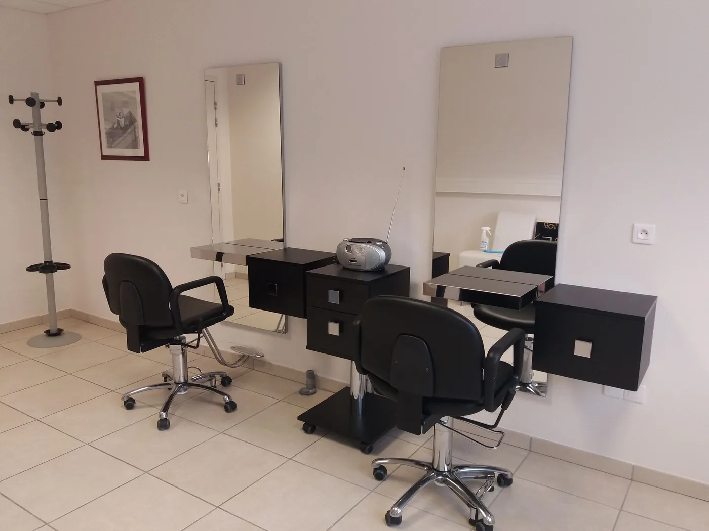 Salon de coiffure d’une résidence OBEO Résidences