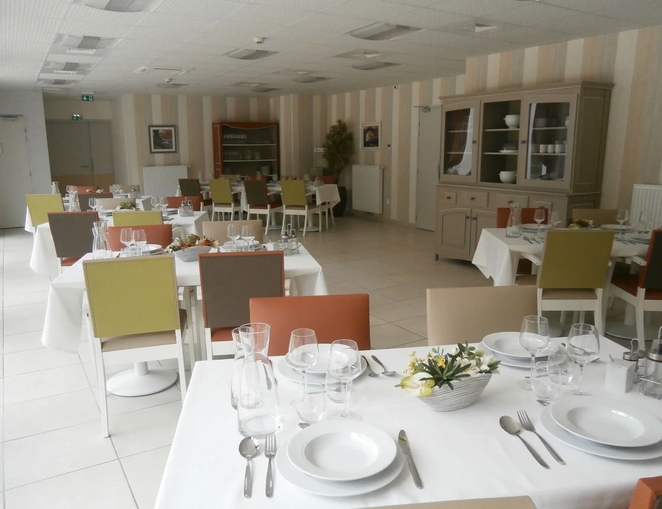 Meals in the dining room